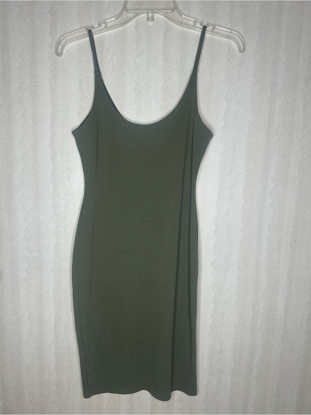 ❤️🆕 POPULAR 21 Sleevelees Spaghetti Strap Ponte Mini Dress size medium - Picture 5 of 6